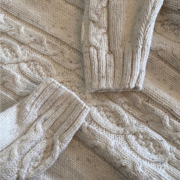 Janie and Jack knit white sweater size 3T - Picture 4 of 4